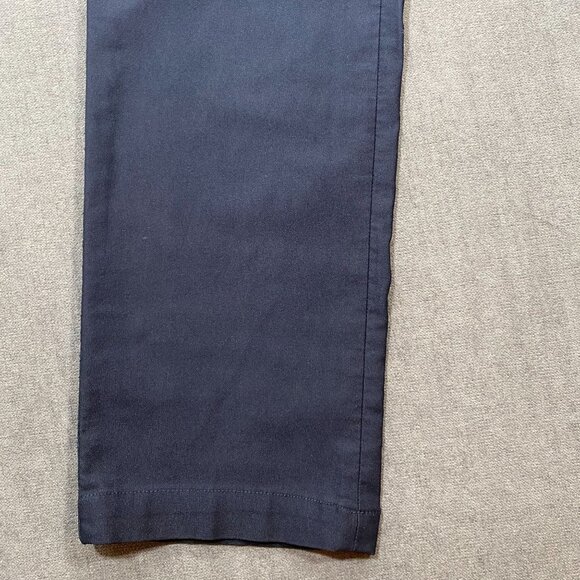 Perry Ellis Mens Slim Fit Navy Blue Dress Pants Size 30x30 Viscose & Polyester - Picture 8 of 14